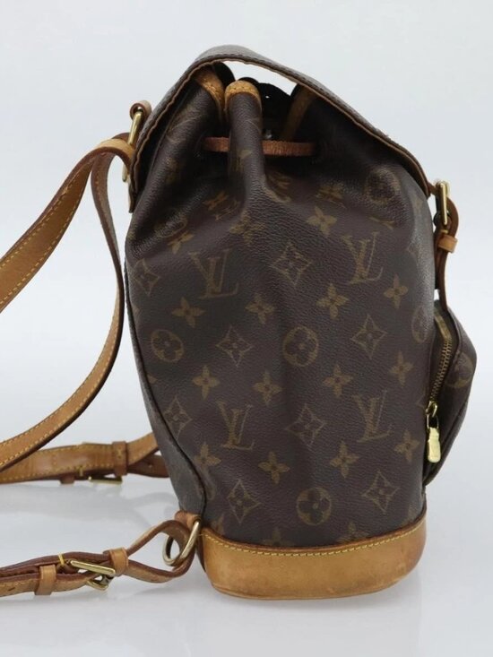 LOUIS VUITTON Monogram Montsouris MM Backpack M51136 LV Auth 188708 main image 2